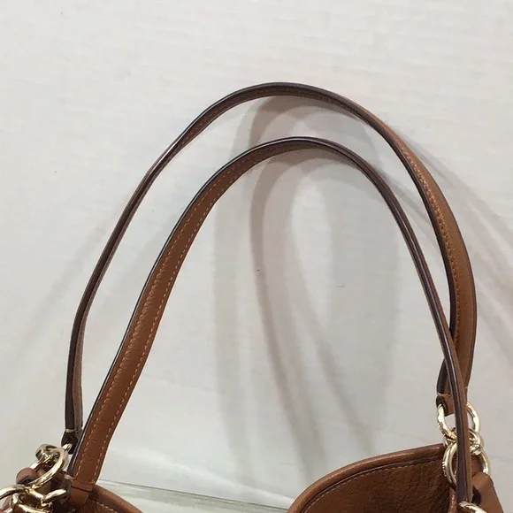 Coach Madison Phoebe cognac shoulder bag
